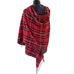 J.Crew Red/Black/Yellow/white India Acrylic Machine Wash Cold Tumble Dry Low